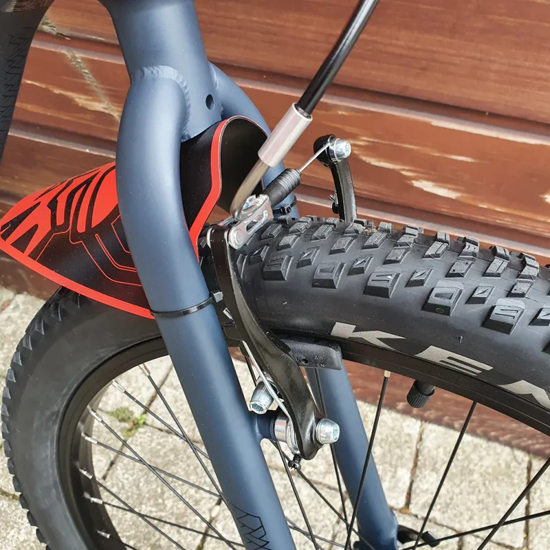 2021 Orbea MX 24 Dirt Childrens Mountain Bike in Blue Red-2